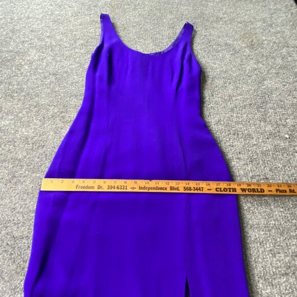 Rimini By Shaw Dress Womens 6  Blue Evening Gown Jacket Set 100% Silk Elegant‎ - Picture 14 of 16